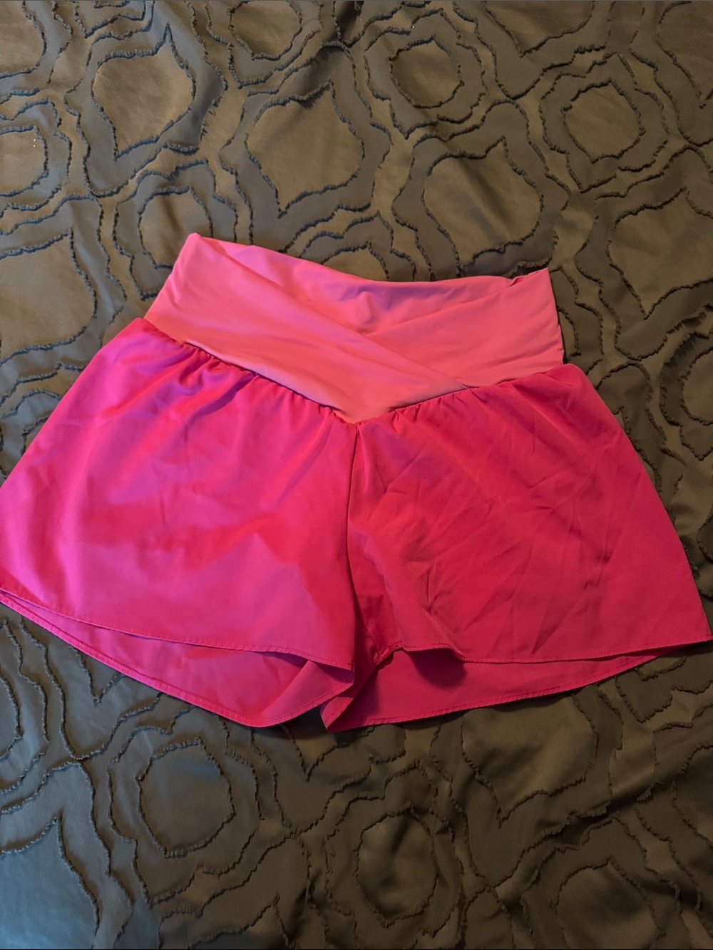 Zyia Girl’s High-Waist Pink Athletic Shorts